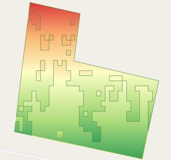 mapa de reposición de fósforo